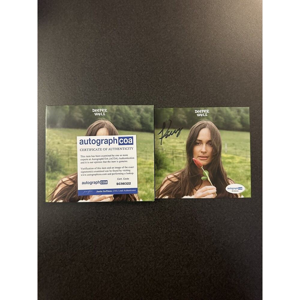 Kacey Musgraves Deeper Well AUTOGRAPHED CD SIGNED COA ACOA #SC98322